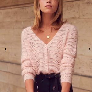 ✨NWT✨ Sezane - Alanis Blush Pink Sweater